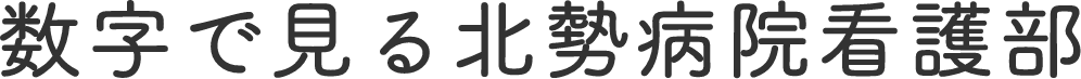 数字で見る北勢病院看護部